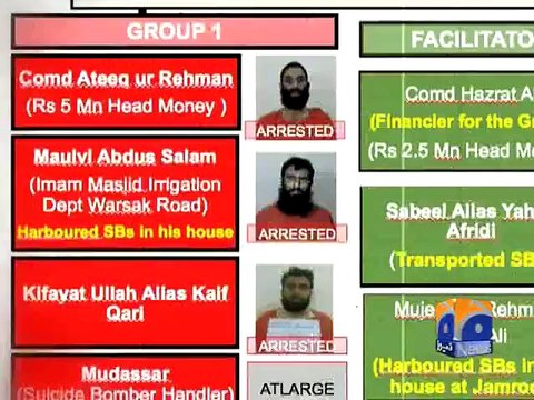 Main accused of APS attack arrested- ISPR Geo Reports-23 Feb 2015