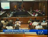 El Concejo Metropolitano aprobó proyecto de compensación a los transportistas de Quito