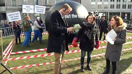 Action devant le Parlement européen pour la réforme du marché du carbone