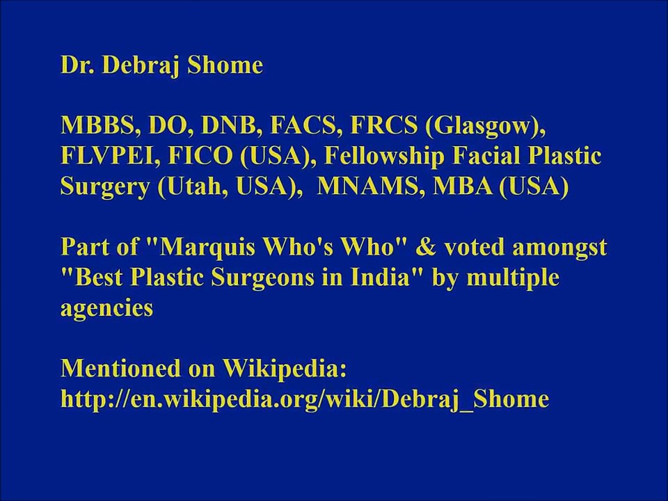 Oculoplastic Surgery | Best Oculoplastic Surgeon | Eyelid Surgery| Blepharoplasty - Dr. Debraj Shome