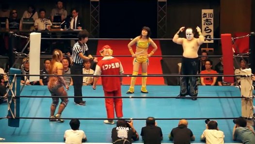 Kanjuro Matsuyama & Shu Shibutani vs. Kikutaro & Hamuko ...