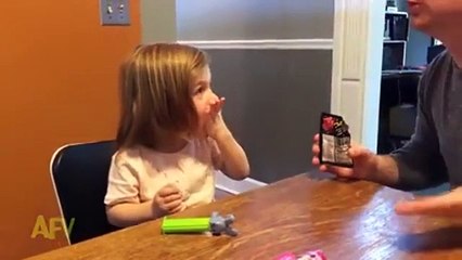 Remember how eating pop rocks made your head tingle all over?This little girl is...