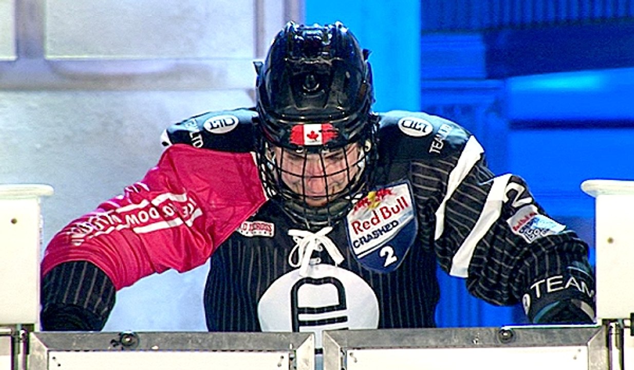 Crashed Ice: Hattrick auf Kufen