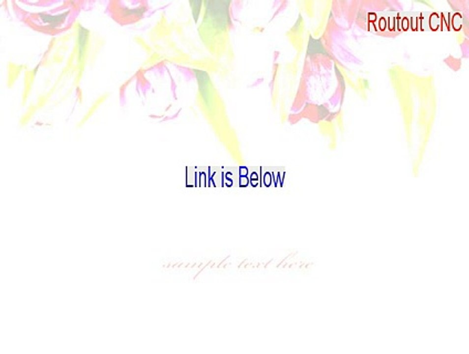 Routout CNC Crack - Download Now 2015