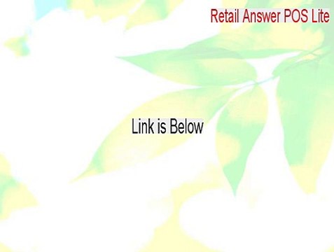 Retail Answer POS Lite Full Download - Legit Download (2015)