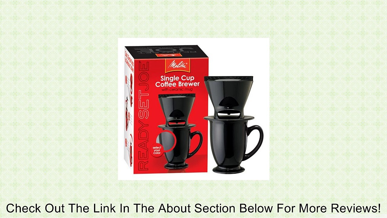 Melitta 64010 Ready Set Joe Single Cup Coffee Brewer Review