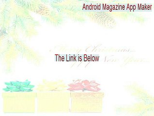 Android Magazine App Maker Download - Instant Download [2015]