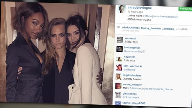 Kendall Jenner, Cara Delevingne und Jourdan Dunn genießen einen Damenabend