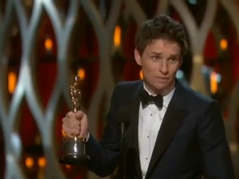 Oscar 2015: Eddie Redmayne Discurso