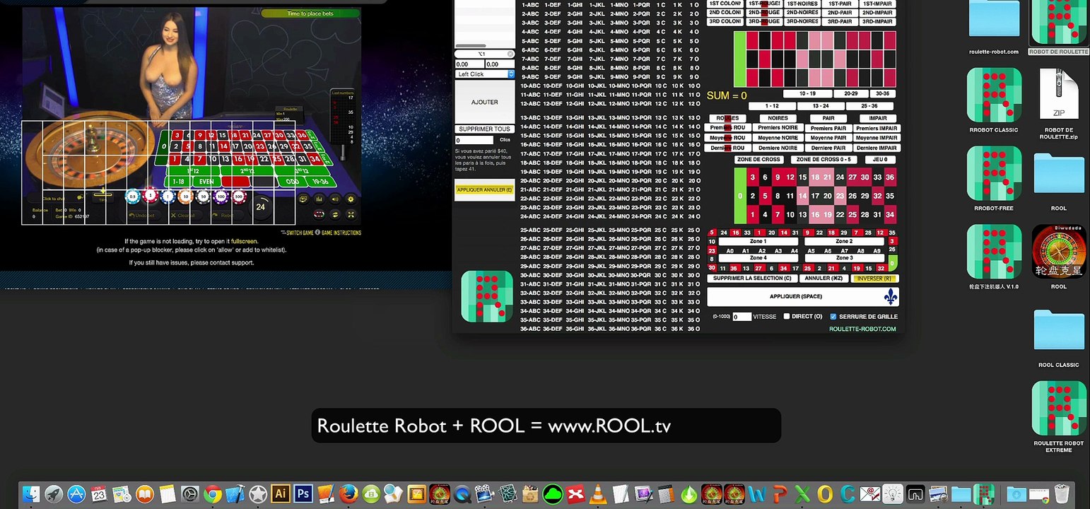 Live Topless Roulette Roulette-Robot + ROOL (www.ROOL.tv)