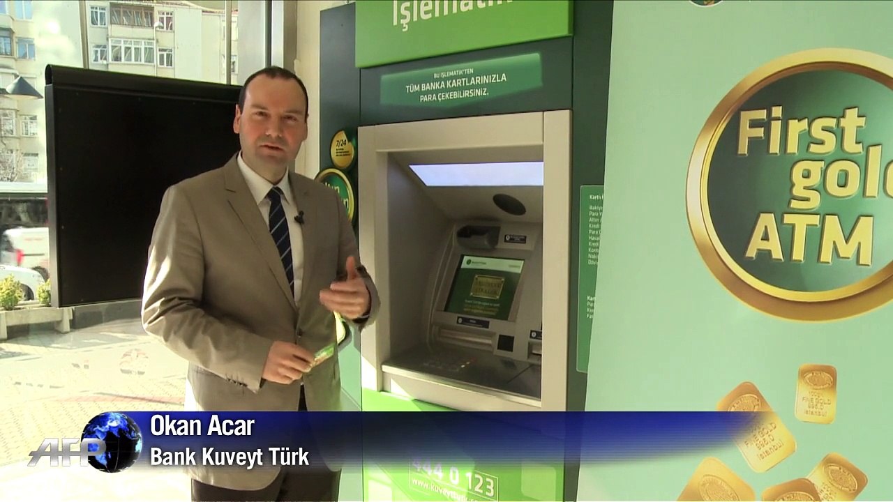 Glänzendes Geschäft mit Gold in der Türkei