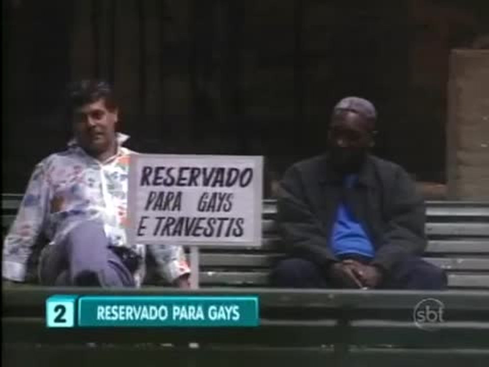 Reservado para gays e travestis