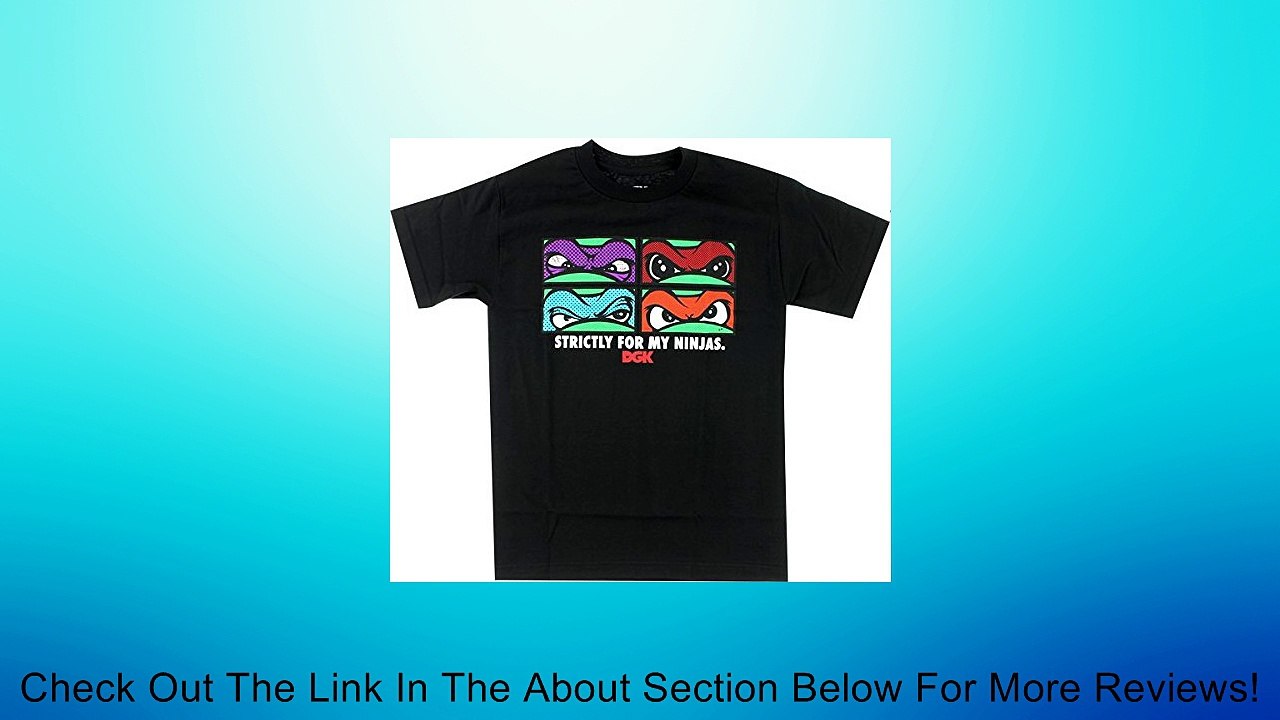 DGK My Ninjas Short Sleeve M-Black T-Shirt Review