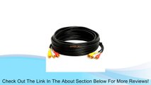 3x RCA Composite Video Audio A/V AV Cable GOLD 25 feet 25ft Review
