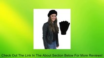 Adult Size Wool Beret with a *FREE* Pair of Black Magic Gloves CoverYourHair TM Review