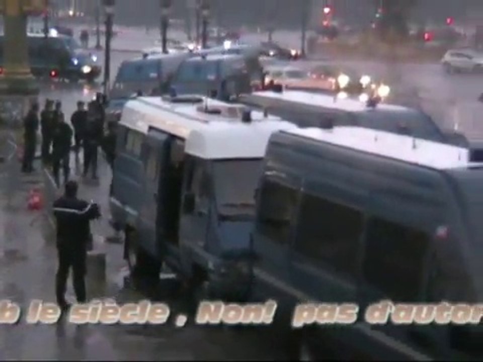 Le Siècle, énorme déploiement policier - 23 Février 2011