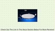 Ultraslim LED Panel Recessed Spotlights Light Recessed Lamp Light (White, 12W Square) Review