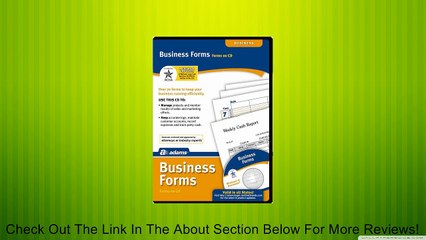 Adams Business Forms Software, White (SW2223) Review