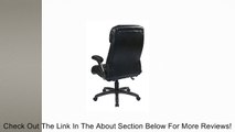 Work Smart Executive Eco Leather Chair in Titanium/Black with Black Stitching, Multicolor Review