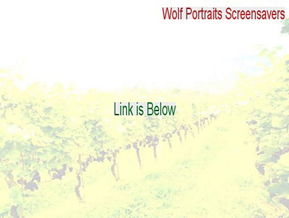 Wolf Portraits Screensavers Cracked - Wolf Portraits Screensavers (2015)