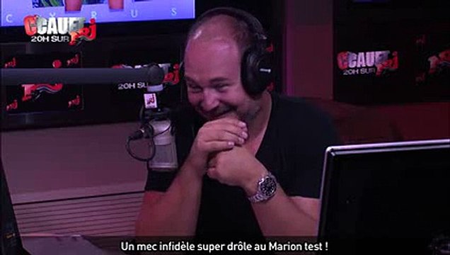 Un mec infidèle super drôle au Marion test ! - C'Cauet sur NRJ