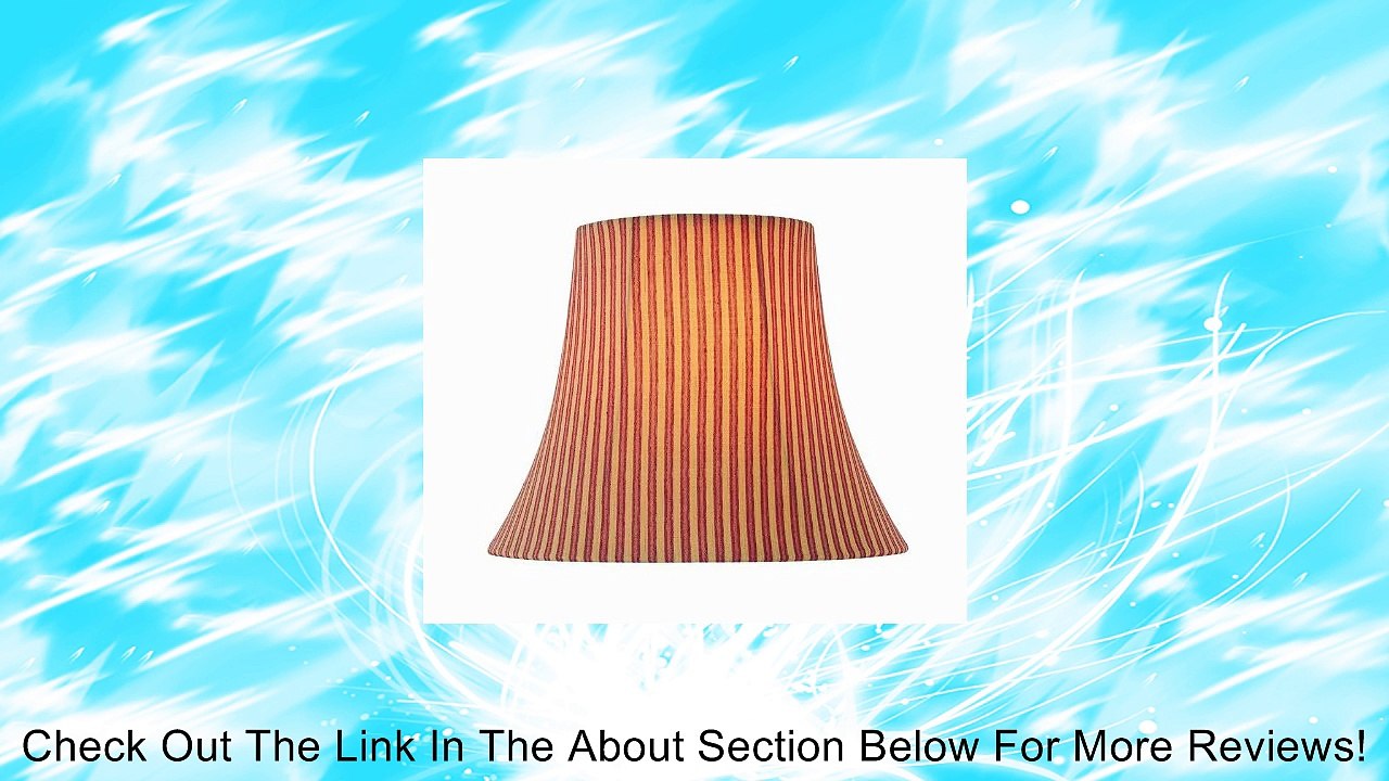 Lite Source CH1193-18 18-Inch Lamp Shade, Red and Gold Review