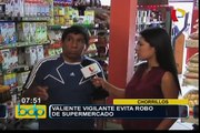 Chorrillos: Vigilante resultó herido al frustrar asalto en minimarket