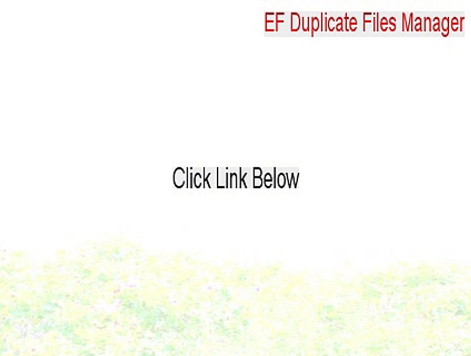 EF Duplicate Files Manager Key Gen [ef duplicate files manager serial]