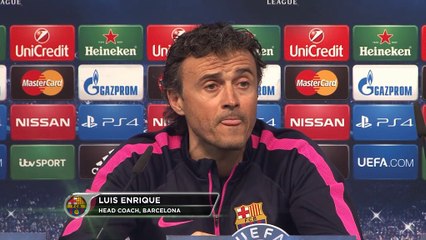 8e - Luis Enrique : "Pas de favori entre le Barça et City"
