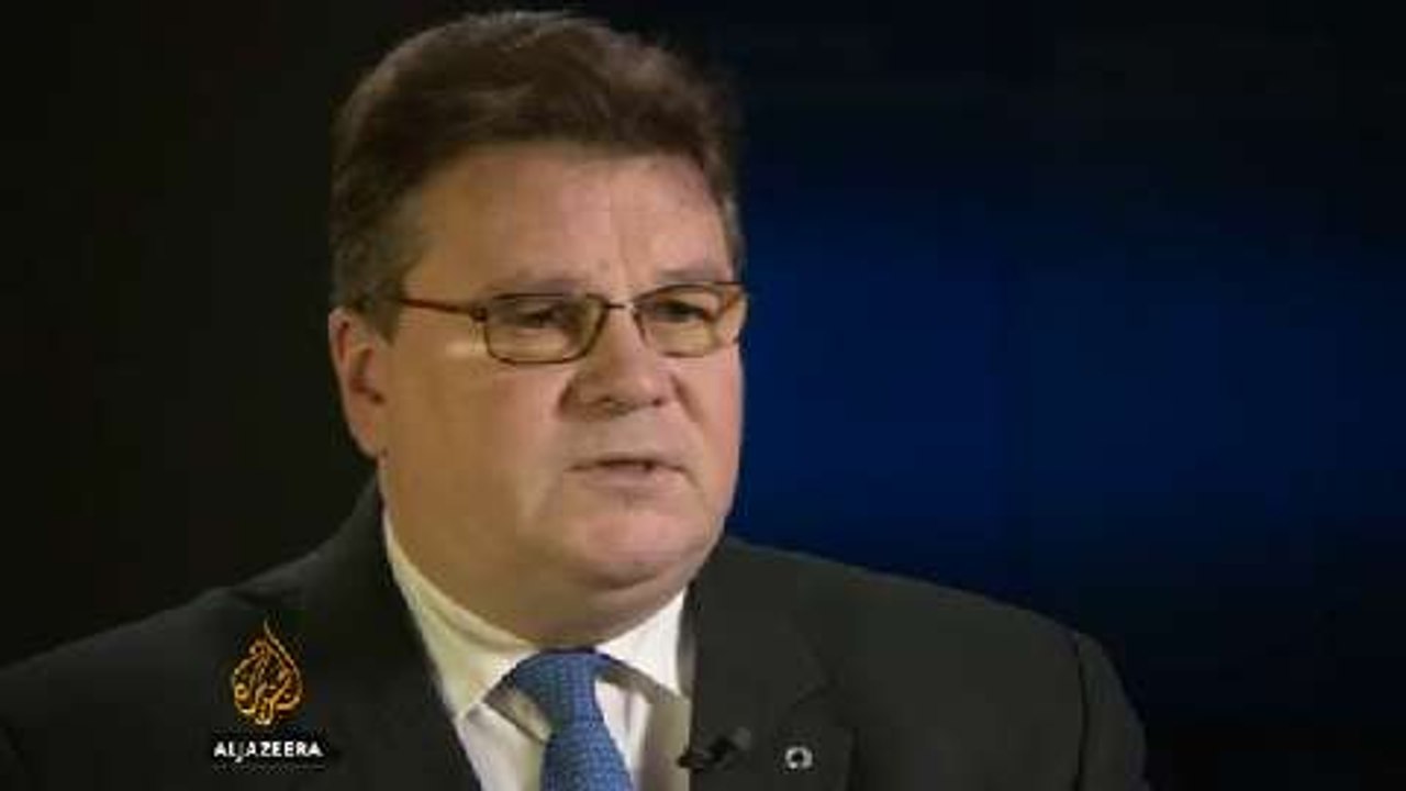 Lithuanian foreign minister talks to Al Jazeera