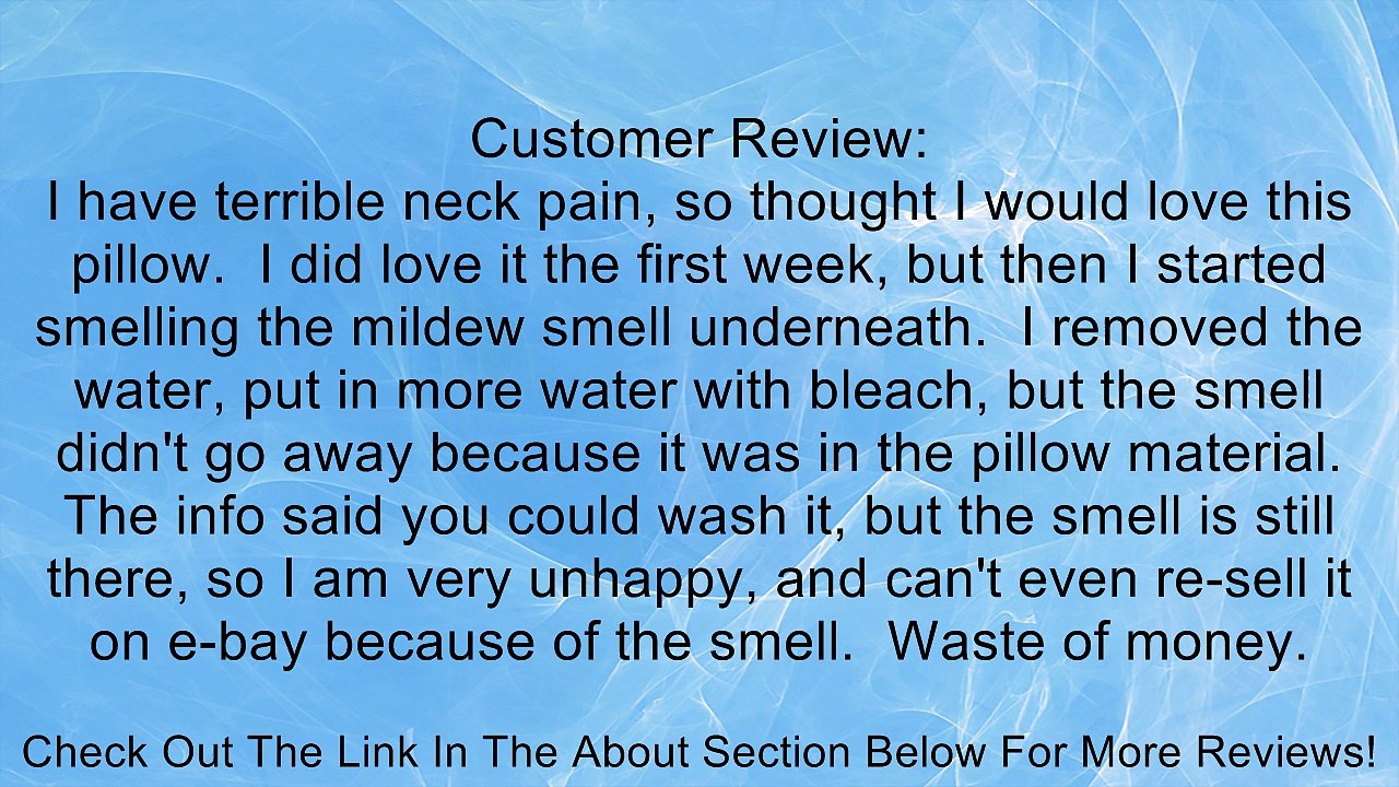 Mediflow Original Waterbase Pillow Review