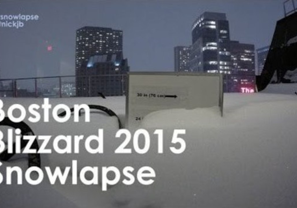 Amazing Time-Lapse Shows Forty Hours of Boston Blizzard
