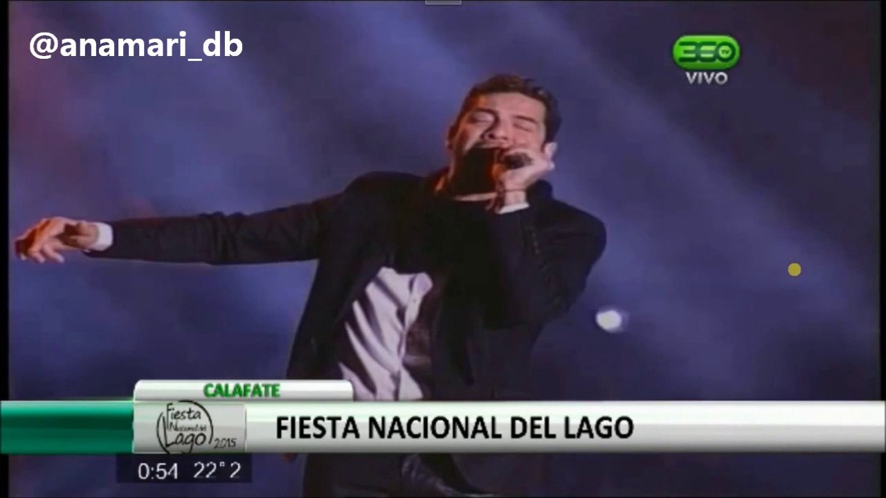 David Bisbal en Calafate (Mi princesa) (21-2-15)