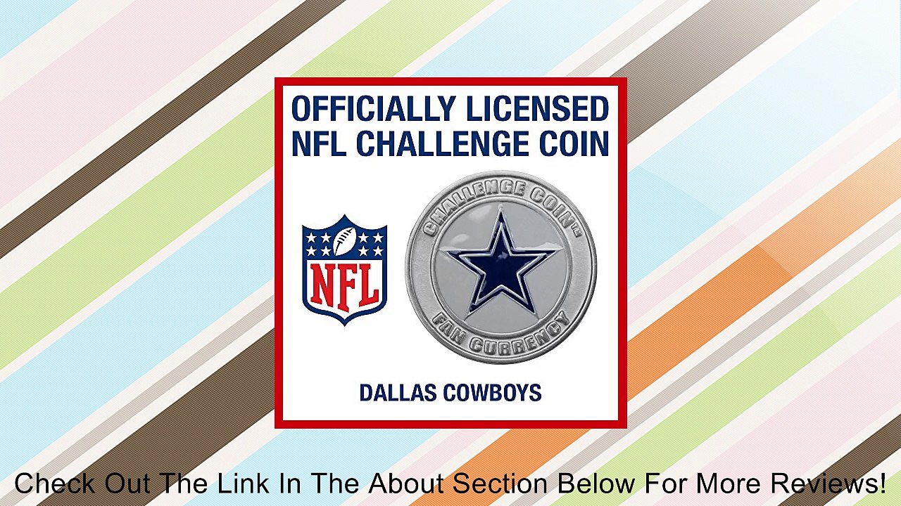 Dallas Cowboys NFL Football Helmet Challenge Coin Poker Card Guard Review