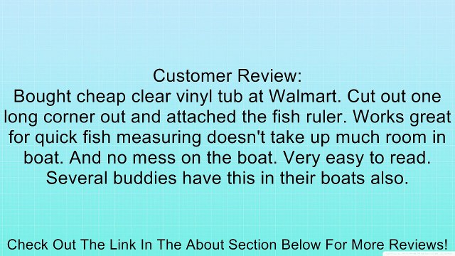 40 Boat ruler vinyl decal fish measuring tape sticker Review