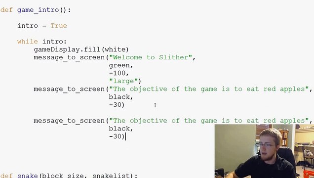 -Pygame (Python Game Development) Tutorial - 33 - Start Screen