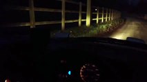 Driving a Porsche 924S at night