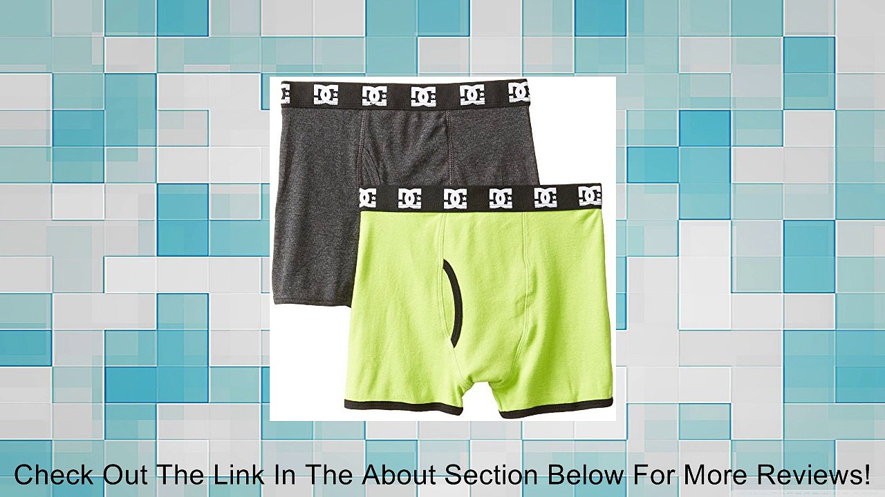 DC Big Boys' 2 Pack Solid Rib Boxer Brief Review