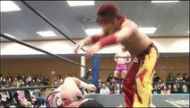 Antonio Honda & Konosuke Takeshita & Tetsuya Endo vs. Keisuke Ishii, Soma Takao & DJ Nira (DDT)