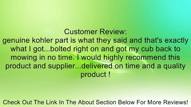 GENUINE KOHLER PART 24 584 45-S MODULE, IGNITION (CDI FIXED) Review