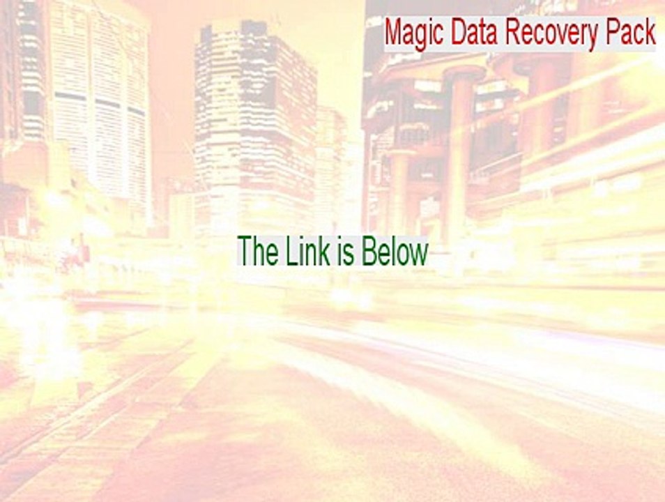 Magic Data Recovery Pack Key Gen [magic data recovery pack 3.1 2015]