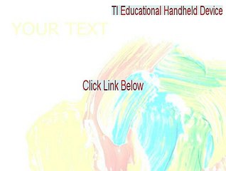 TI Educational Handheld Device Cracked - ti educational handheld device usb driver (2015)