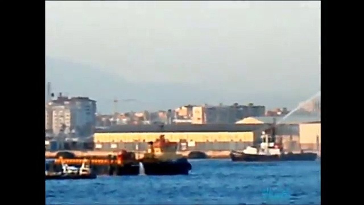 The Huge Fire Of A Fuel Tank At Gibraltar
