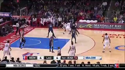 Deandre Jordan Posterized‬ Dunk on Marc Gasol | Grizzlies vs Clippers | February 23,2015