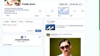 Updating Your Facebook Profile - About Me Section