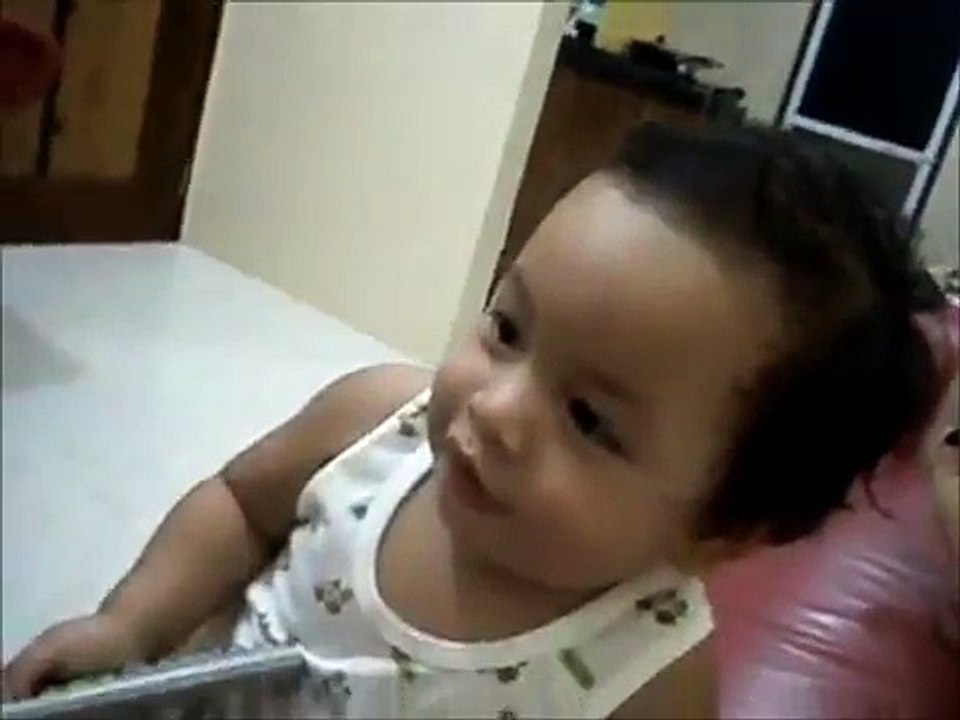 Watching Timmy Time - Laughing