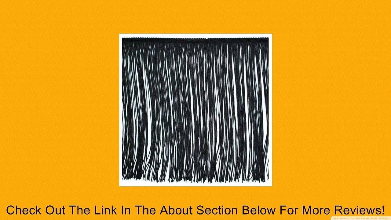 12" Chainette Fringe Trim Black Review