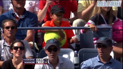 錦織圭 全米オープン準決勝 ジョコビッチに勝利！　決勝進出[1080P]