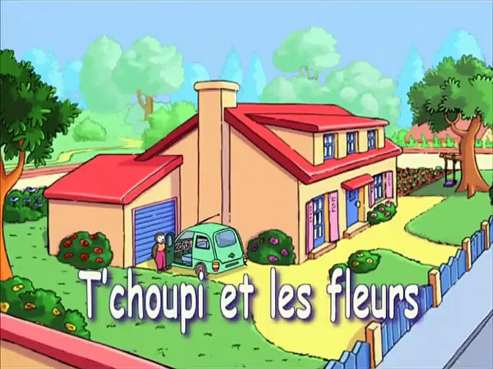 Tchoupi et les fleurs