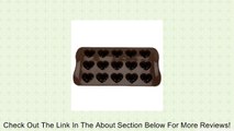 2PCS Heart-shape Silicone Ice Chocolate Cake Jelly Candy Mould Mini Tray Pan Cube (1pcs) Review